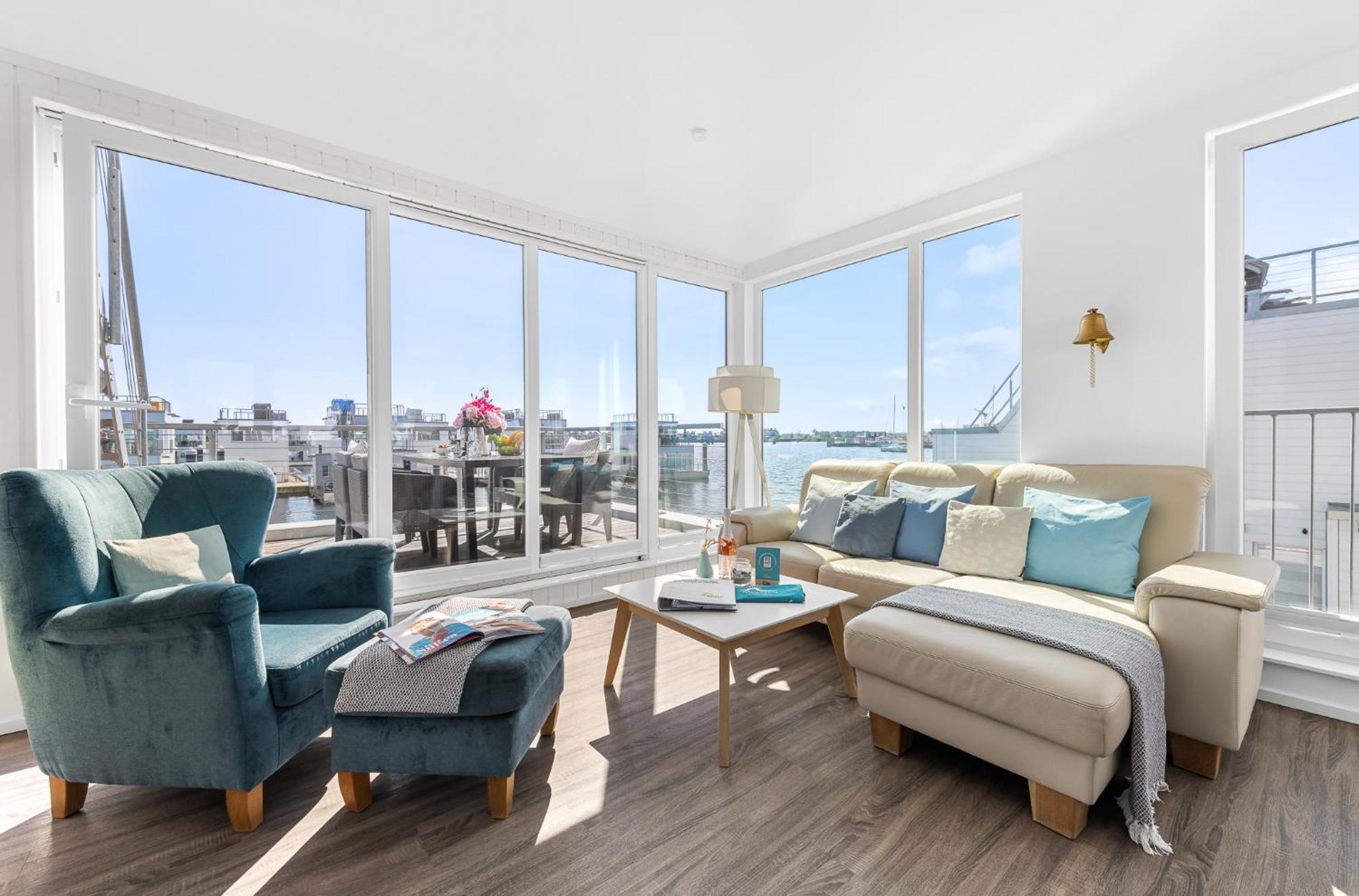 Triton: Meerblick, Sauna, Dachterrasse Olpenitz Buitenkant foto