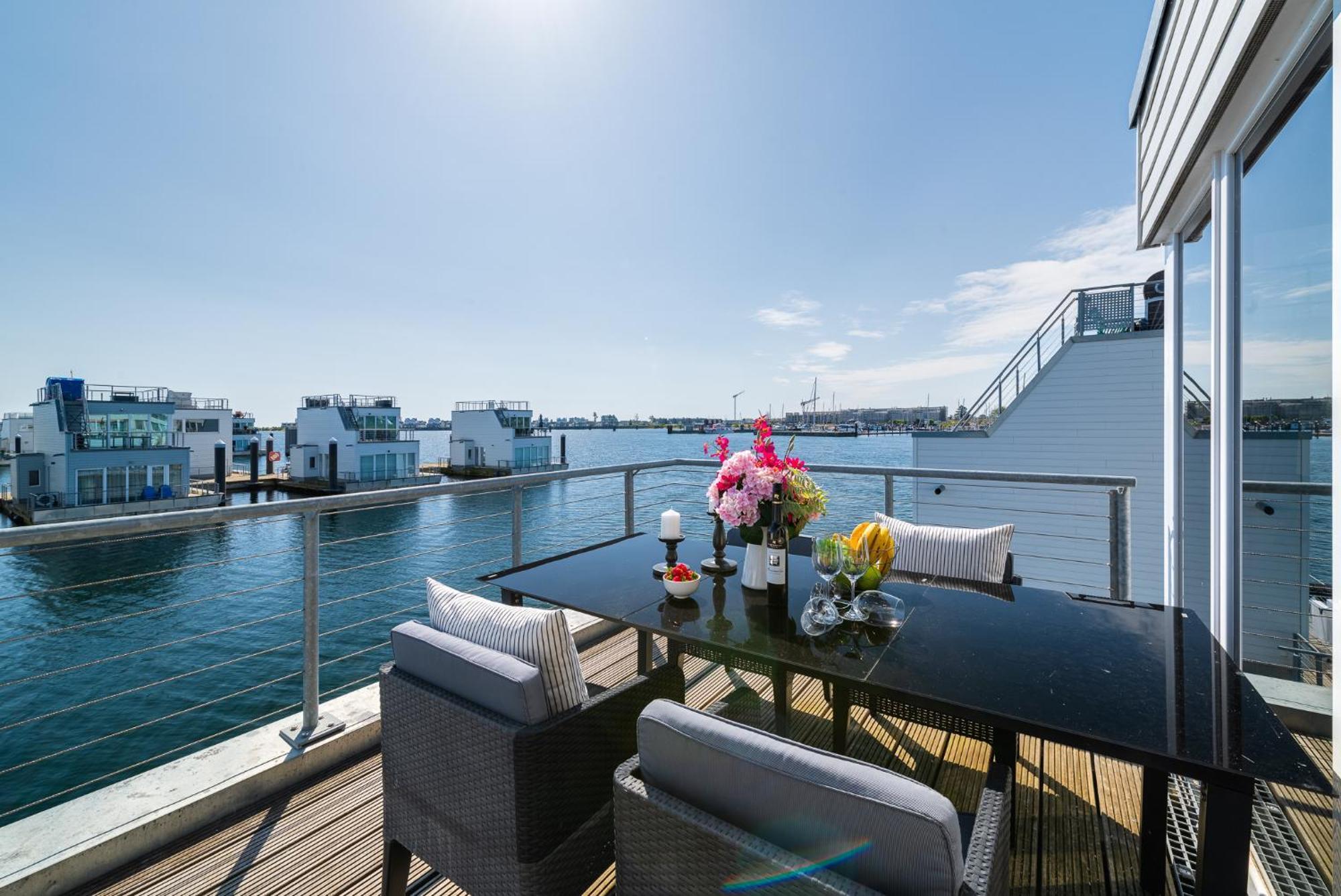 Triton: Meerblick, Sauna, Dachterrasse Olpenitz Buitenkant foto