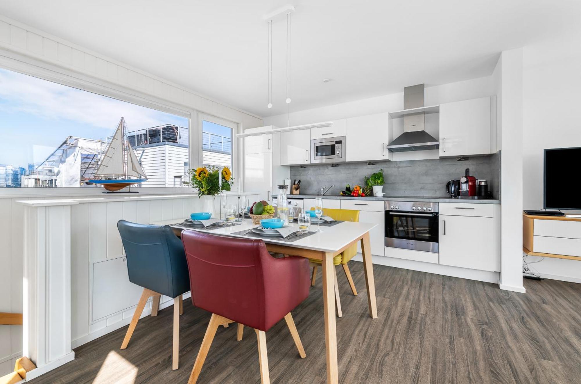 Triton: Meerblick, Sauna, Dachterrasse Olpenitz Buitenkant foto