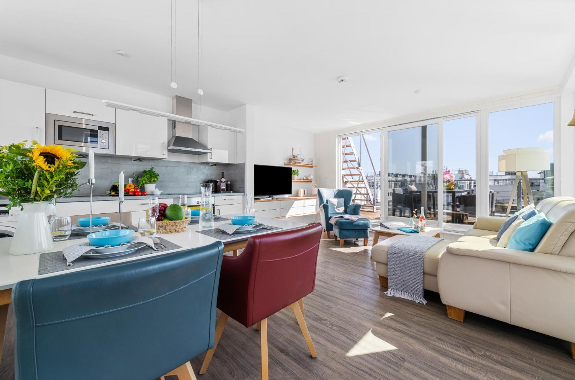 Triton: Meerblick, Sauna, Dachterrasse Olpenitz Buitenkant foto